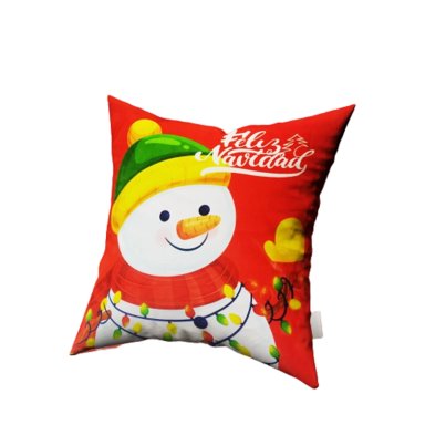 PACK 2 FUNDAS MULTICOLOR COJIN NAVIDEÑAS 45X45CM DISEÑO NAVIDAD - 3