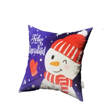 PACK 2 FUNDAS MULTICOLOR COJIN NAVIDEÑAS 45X45CM DISEÑO NAVIDAD