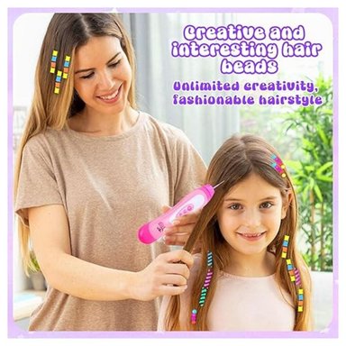 SET DE CUENTAS Y ACCESORIOS PARA EL CABELLO - JUEGO DE TRENZAS PARA NIÑAS - 6