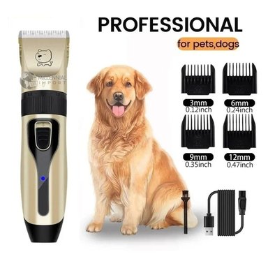 KIT CORTADORA INALÁMBRICA DE PELO PARA MASCOTA CON ACCESORIOS COMPLETO - 2