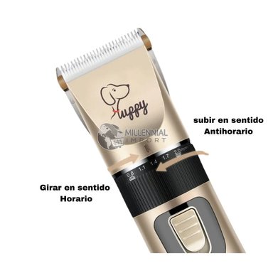 KIT CORTADORA INALÁMBRICA DE PELO PARA MASCOTA CON ACCESORIOS COMPLETO - 6