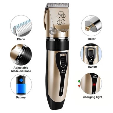 KIT DE CORTE DE PELO PARA MASCOTA INCLUYE TIJERAS - 3