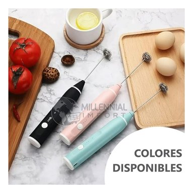 MINI BATIDORA MANO MILLENNIAL IMPORT ELÉCTRICA ESPUMADOR LECHE CAPUCHINO - 1