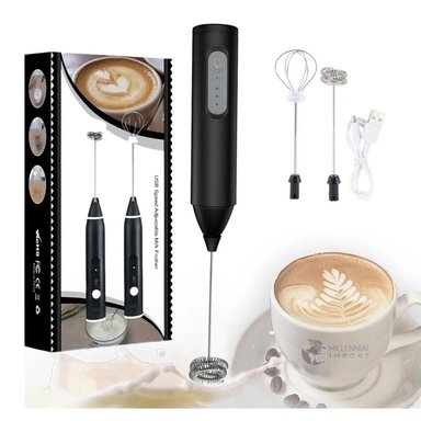 MINI BATIDORA MANO MILLENNIAL IMPORT ESPUMADORA ELECTRICA RECARGABLE PARA CAPUCHINO