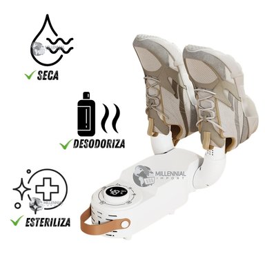 SECADOR ELÉCTRICO PARA ZAPATOS Y ZAPATILLAS CON CONTROL PORTÁTIL - 5