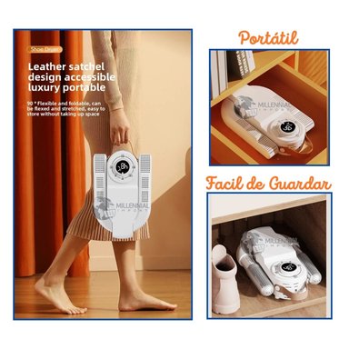 SECADOR DE ZAPATOS Y ZAPATILLAS ELÉCTRICO PORTÁTIL CON PERILLA - 3
