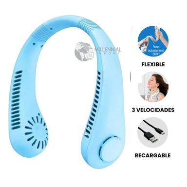 VENTILADOR DE CUELLO PORTÁTIL PARA HOMBRE 3 VELOCIDADES