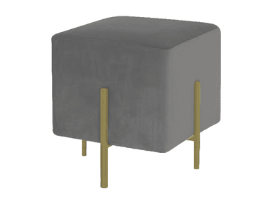 PUFF HAPPY HOME DANIEL GOLD GRIS - 3