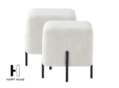 JUEGO POUF HAPPY HOME DANIEL CLASSIC OVEJA MODELO EXCLUSIVO HAPPY HOME BEIGE - 2