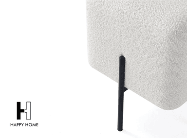 JUEGO POUF HAPPY HOME DANIEL CLASSIC OVEJA MODELO EXCLUSIVO HAPPY HOME BEIGE - 3