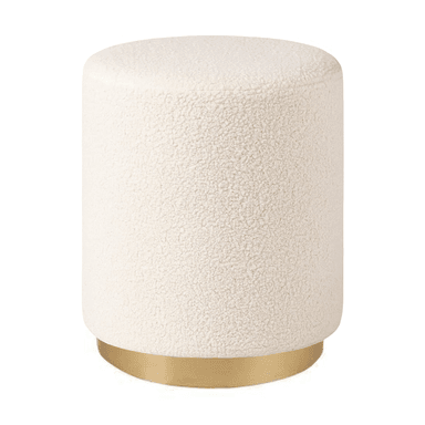 PUFF SHEEPI GOLD BEIGE REDONDO