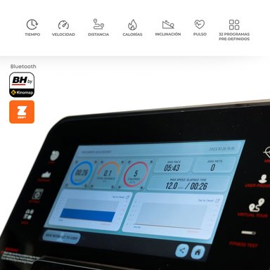 TROTADORA BH RS1000 TFT NEGRO - 3