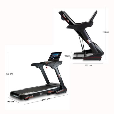 TROTADORA BH RS1000 TFT NEGRO - 4
