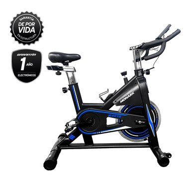 BICICLETA SPINNING MONARK K4018 NEGRO AZUL