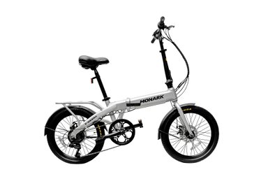 BICICLETA ELÉCTRICA E-BIKE MONARK E-URBAN ARO 20 PLATA