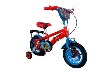 BICICLETA INFANTIL MONARK SPIDERMAN HERO ARO 12 ROJO AZUL - 2