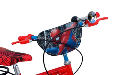 BICICLETA INFANTIL MONARK SPIDERMAN HERO ARO 12 ROJO AZUL - 3