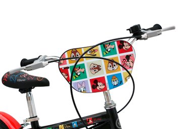 BICICLETA INFANTIL MONARK MICKEY HAPPY ARO 16 NEGRO BLANCO - 3