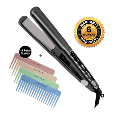 PLANCHA DE CABELLO LIZZE EXTREME 480F + PEINE SURTIDO