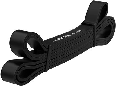 BANDAS DE LATEX LARGAS DE ENTRENAMIENTO CROSSFIT LVL 2 - NEGRO