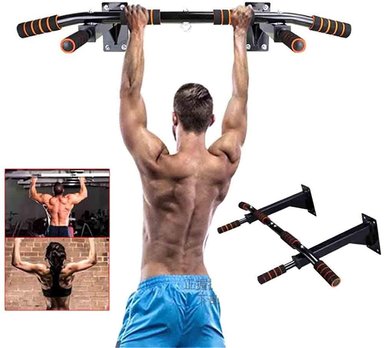 BARRA ALPHA GYM DOMINADAS IMPORTADA PULL UPS CHIN UPS