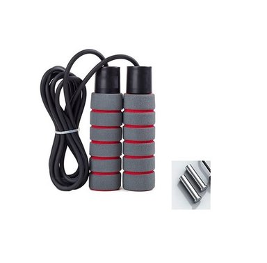 SALTA SOGA ALPHA GYM CON PESO AJUSTABLE CUERDA SALTO LASTRADA