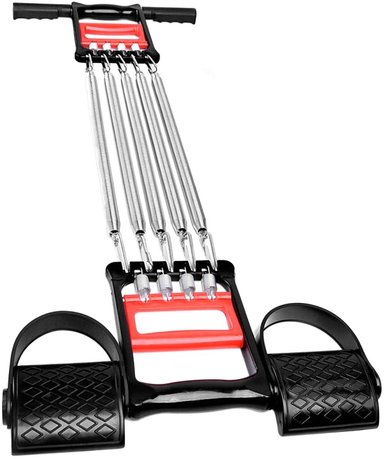 EXTENSOR ALPHA GYM PECHO CON PEDALES MULTIFUNCIONAL EXPANSOR PECTORALES Y MUSCULACIÓN