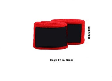 VENDAS BOXEO ALPHA GYM ROJO PROFESIONALES 5MT VENDAJE DEPORTIVO MMA MUAY THAY TAEKWONDO