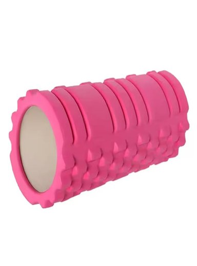 RODILLO ESPUMA ALPHA GYM FOAM ROLLER MASAJES DEPORTIVOS Y TERAPIA FÍSICA DEPORTIVA ROSADO