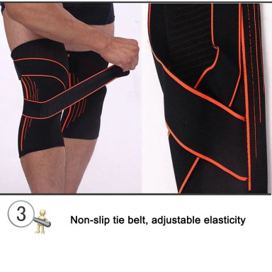 RODILLERA ALPHA GYM PRO DEPORTIVA FESIONAL CON VENDAS PREMIUM ORTOPÉDICA