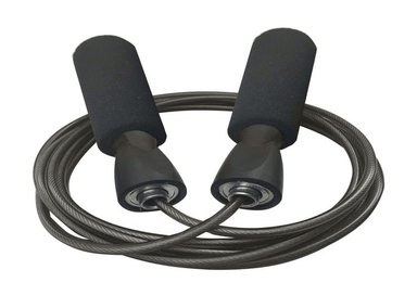 SALTA SOGA ALPHA GYM ACERO PROFESIONAL CABLE AJUSTABLE CUERDA SALTO