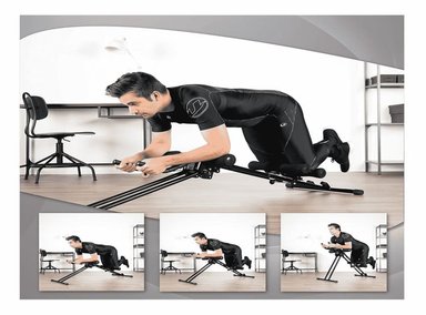 MÁQUINA ALPHA GYM ENTRENADOR ABDOMINALES FIT SHAPER GIMNASIO MAQUINA ABDOMINALES - 6