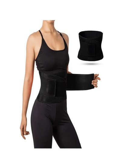 FAJA DEPORTIVA PARA SOPORTE LUMBAR MEJOR POSTURA Y EFECTO TÉRMICO TRIPLE FUNCIÓN