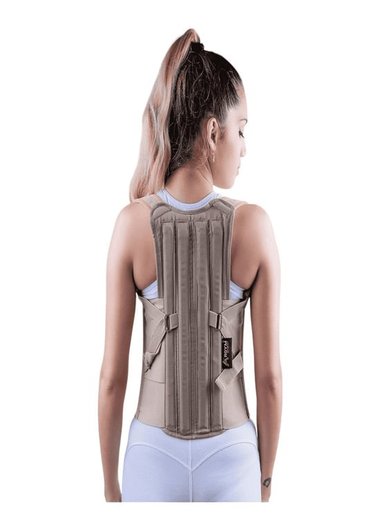 FAJA ORTOPÉDICA DORSO LUMBAR CORRECTOR DE POSTURA CON VARILLAS MÉDICAS - 1