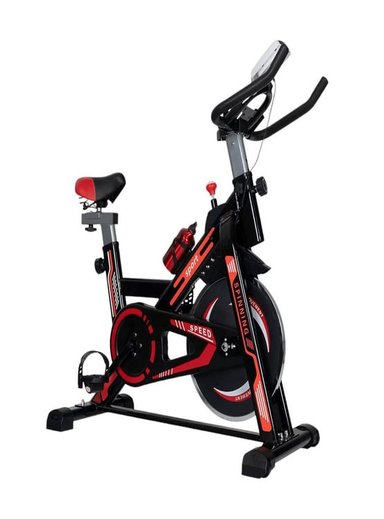 BICICLETA ESTÁTICA ALPHA GYM SEMI PROFESIONAL 12 KG VOLANTE INERCIA SPINNING ENTRENAMIENTO