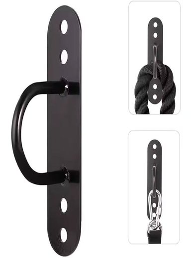 SOPORTE ALPHA GYM CUERDAS BATALLA Y BANDAS RESISTENCIA ANCLAJE PARED CROSSFIT