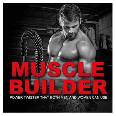 BARRA POWER TWISTER PARA MUSCULACIÓN EXTENSOR DE PECTORALES Y BRAZOS CON TENSIÓN DE 40 KG - 6