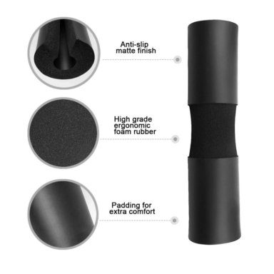 PROTECTOR DE BARRA OLÍMPICA ALMOHADILLA DE PROTECCIÓN PARA CUELLO HOMBROS Y ESPALDA GYM - 6