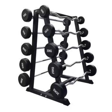 BARRA ZETA DE PESO FIJO PARA GIMNASIO Y ENTRENAMIENTO – 15 KG - 4
