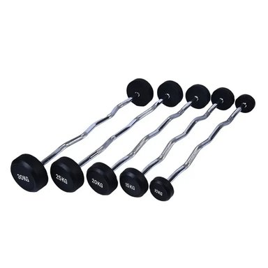 BARRA ZETA DE PESO FIJO PARA GIMNASIO Y ENTRENAMIENTO – 20 KG - 2