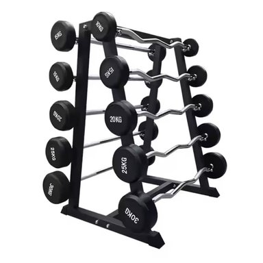 BARRA ZETA DE PESO FIJO PARA GIMNASIO Y ENTRENAMIENTO – 20 KG - 4