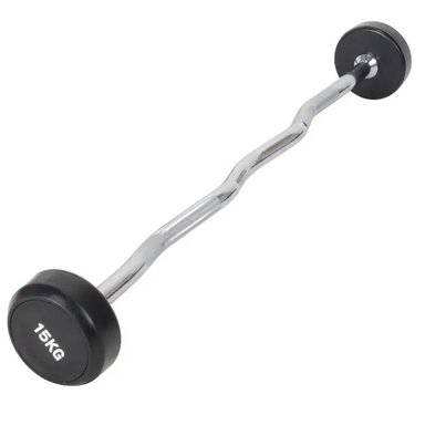 BARRA ZETA DE PESO FIJO PARA GIMNASIO Y ENTRENAMIENTO – 30 KG