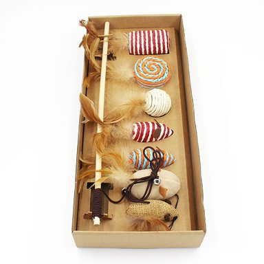 PACK JUGUETE GATO X 7