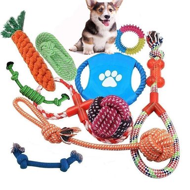 PACK JUGUETE PERRO CUERDA X 10 - 2