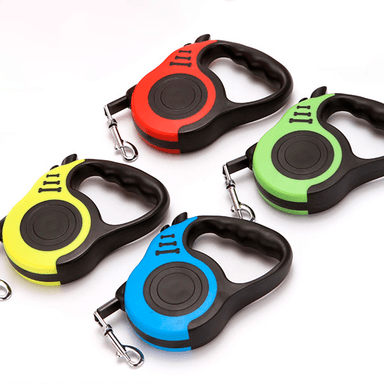 CORREA PERROS RETRÁCTIL COLOR ROJO