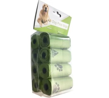 ROLLOS PERRO BIODEGRADABLES PACK DE 8