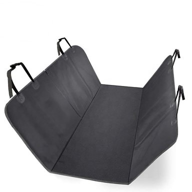 FUNDA PERROS Y GATOS BASICA PROTECTORA DE ASIENTOS NEGRO