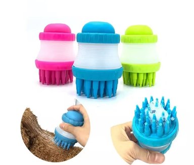 DISPENSADOR DE SHAMPOO PERRO CELESTE - 2