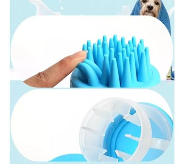 DISPENSADOR DE SHAMPOO PERRO ROSADO - 5