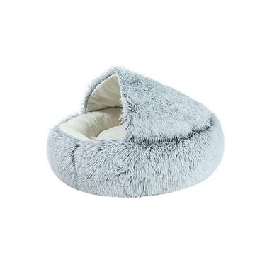 CAMA PERROS DONU CUEVA DONUT CUEVA GRIS
